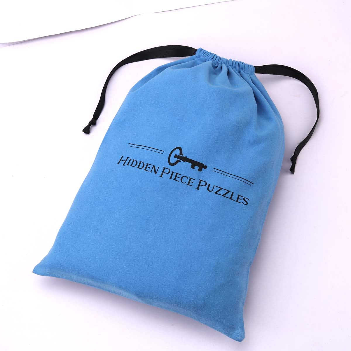 Customized Luxury Blue Thick Suede Drawstring Hat Shoe Dust Bag