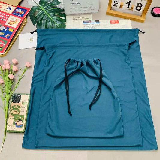 Sustainable Cotton-Linen Drawstring Bags | Rustic & Natural Brand Packaging