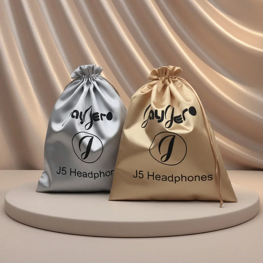 Custom Satin Jewelry Pouches | Luxury Silk-like Drawstring Bags for Accessories