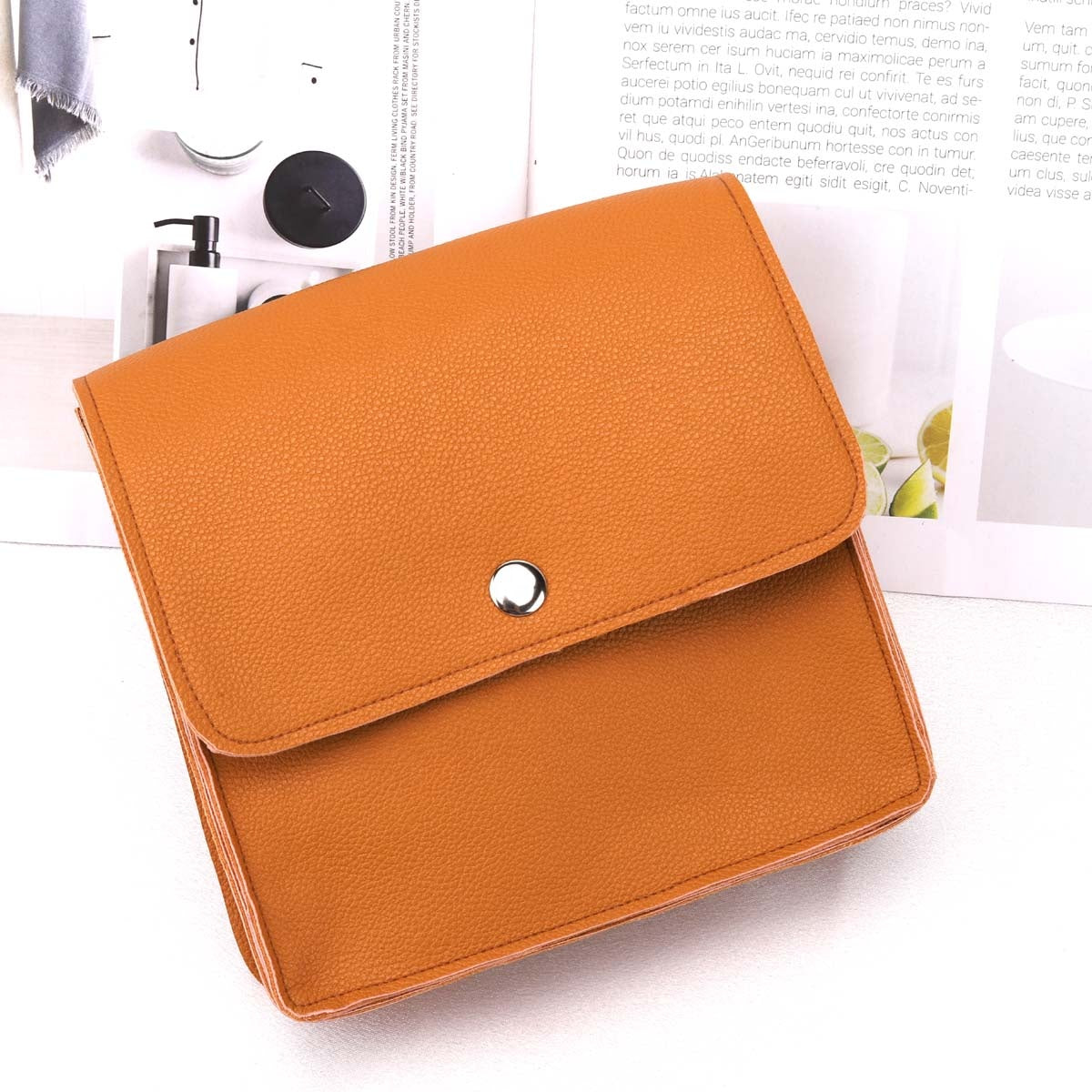 Reusable Canvas Makeup Bag Organic Cotton Travel Washup Cosmetic Pouch