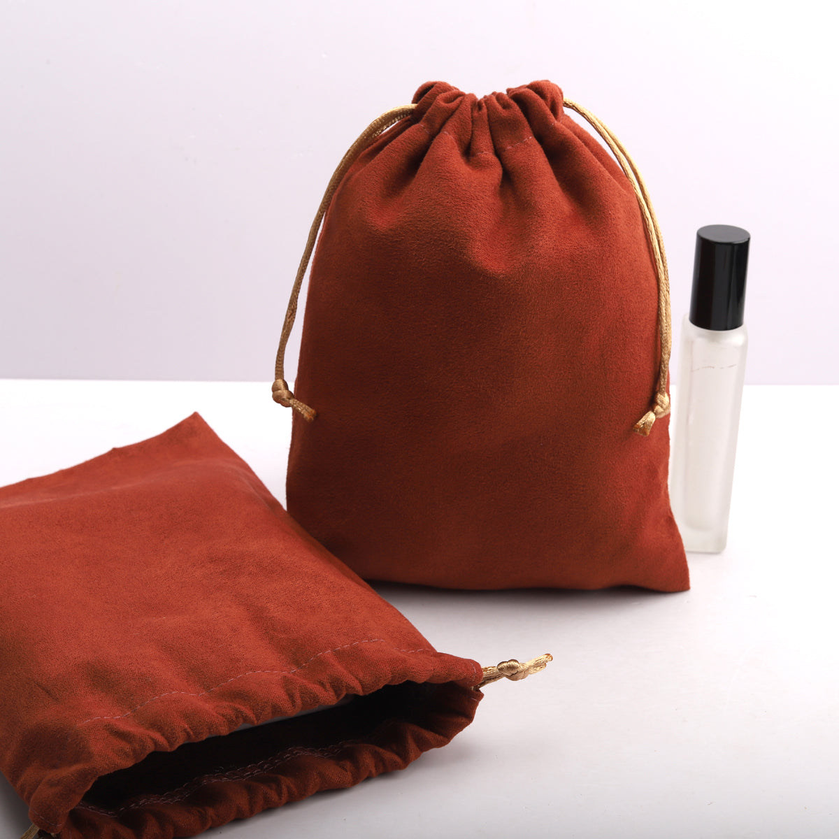 ODM Factory Suede Dust Shoe Wallet Handbag Packaging Drawstring Bag